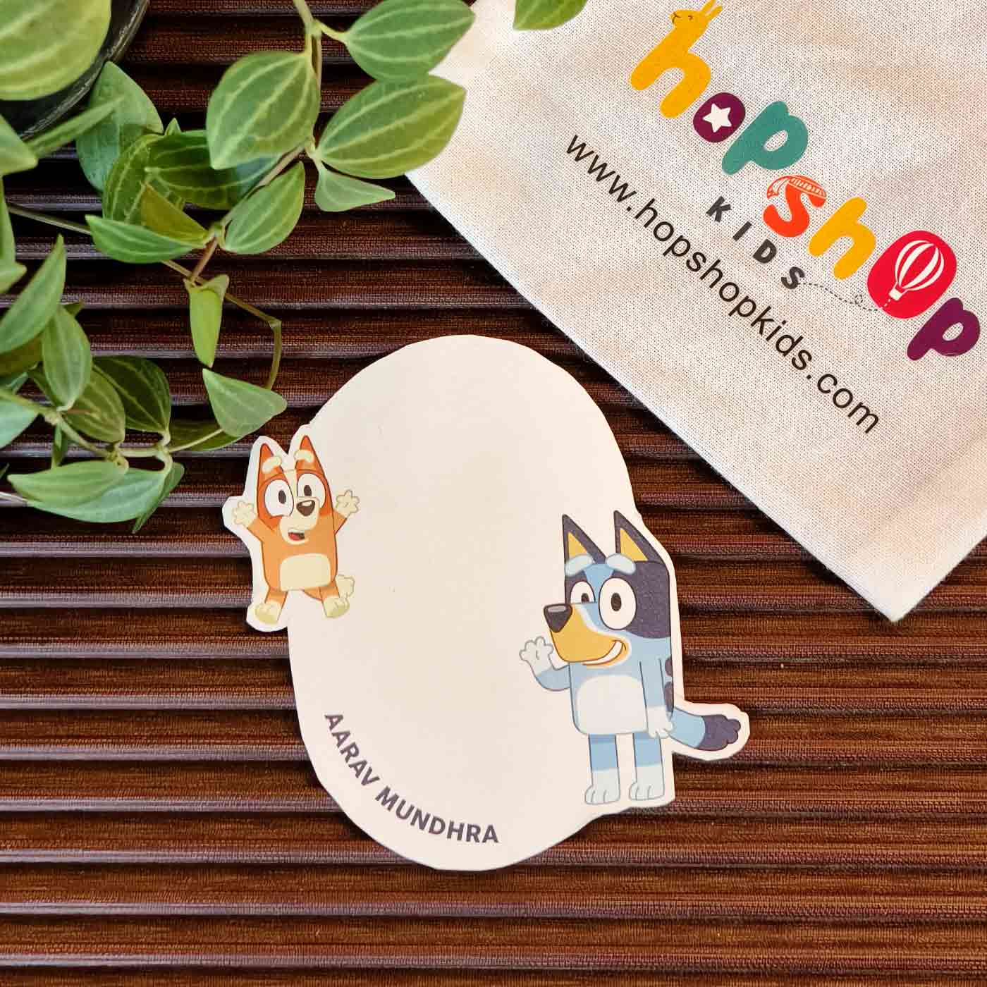 Bluey Dog Gift Tags