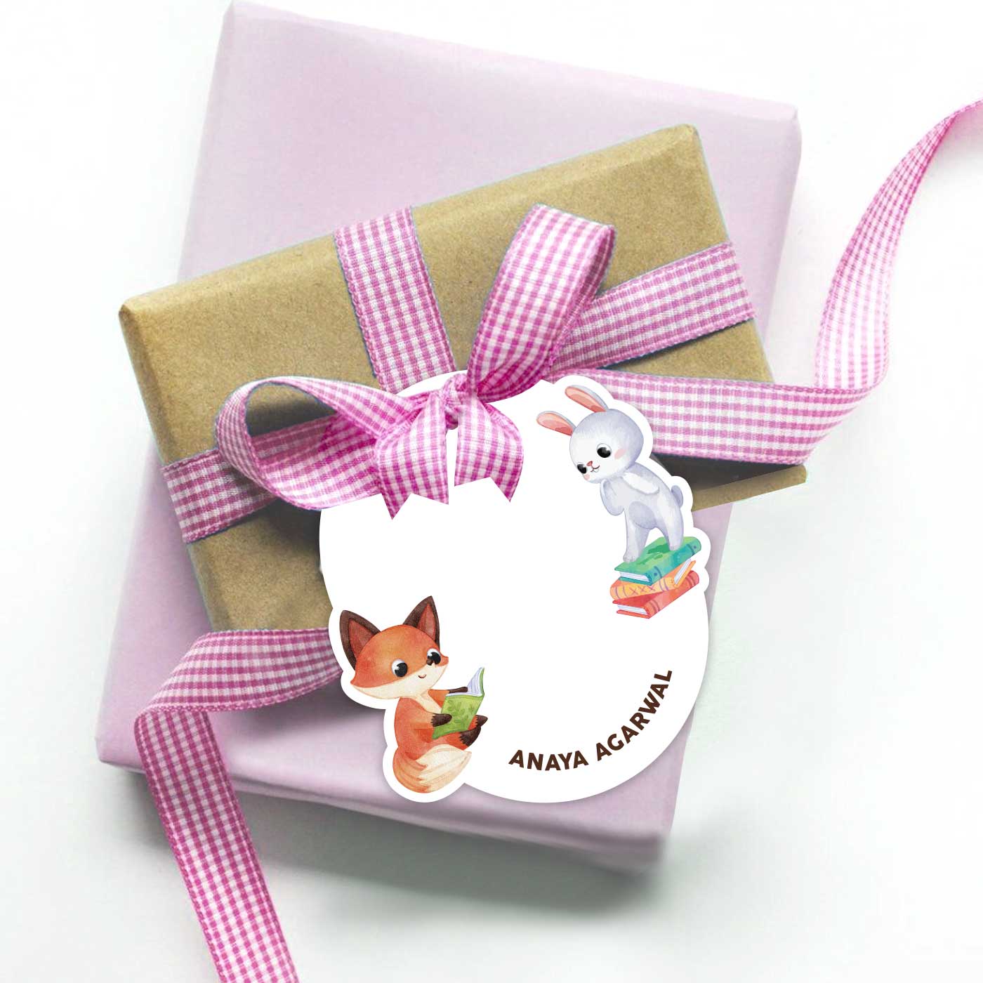 Baby Animals Love Reading Best Wishes Tags