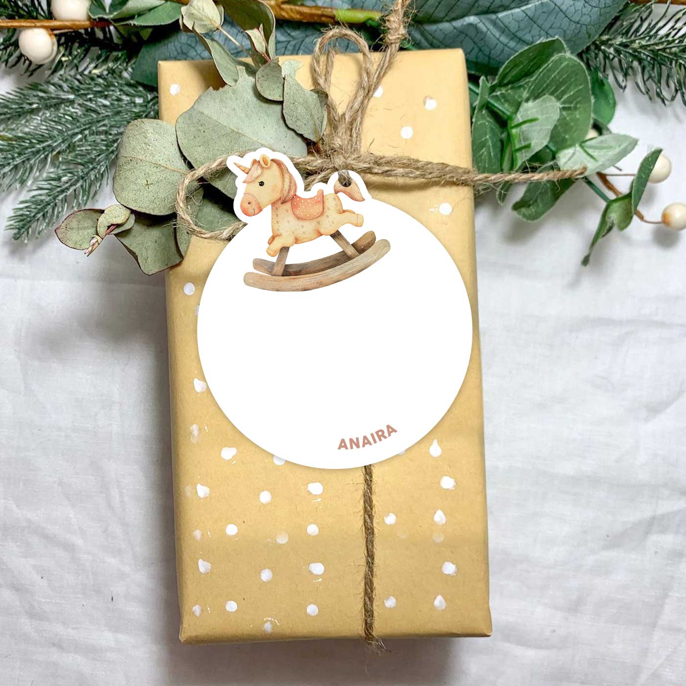 Perfect Toy Unicorn Best Wishes Tags