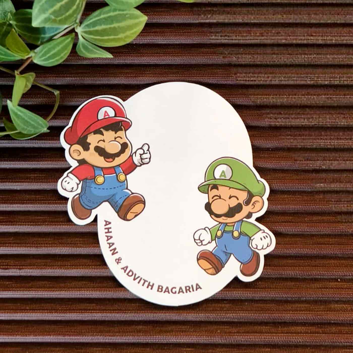 Mario & Luigi Gift Tags