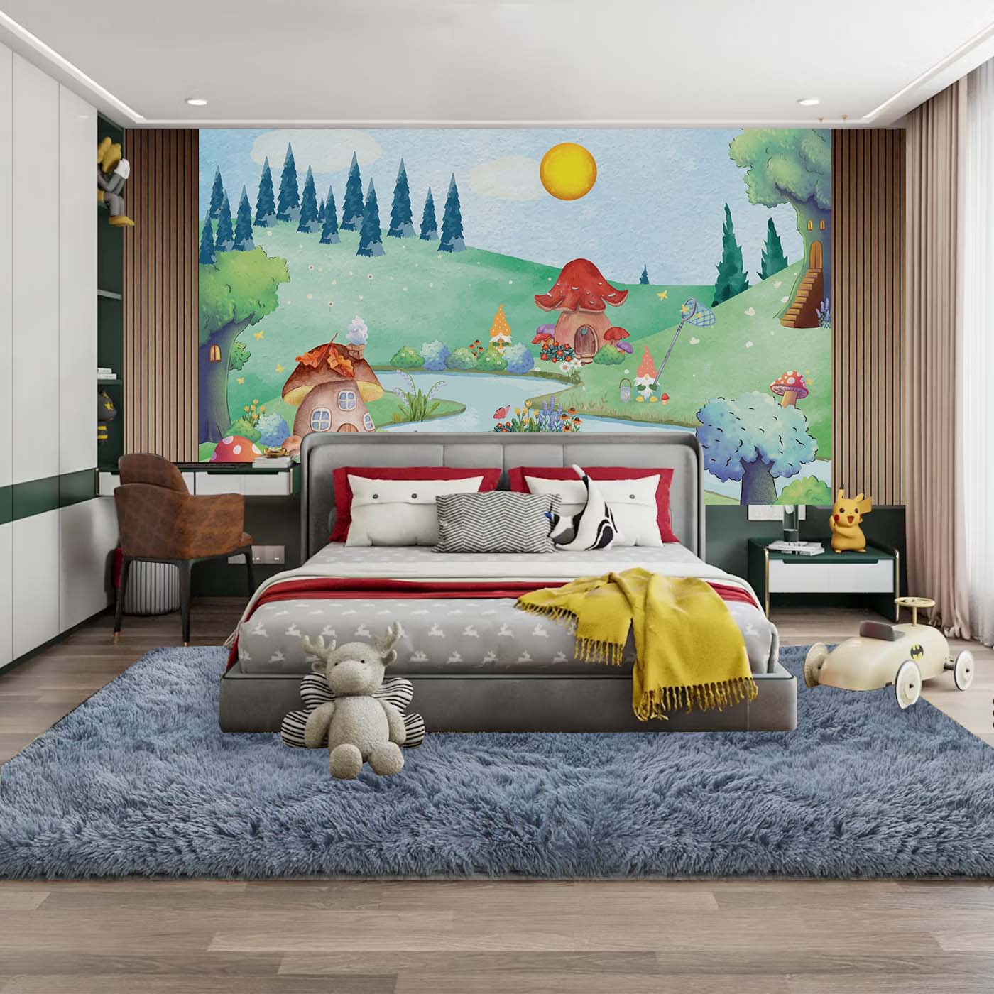 Whimsical Fantasy Kids Wallpaper