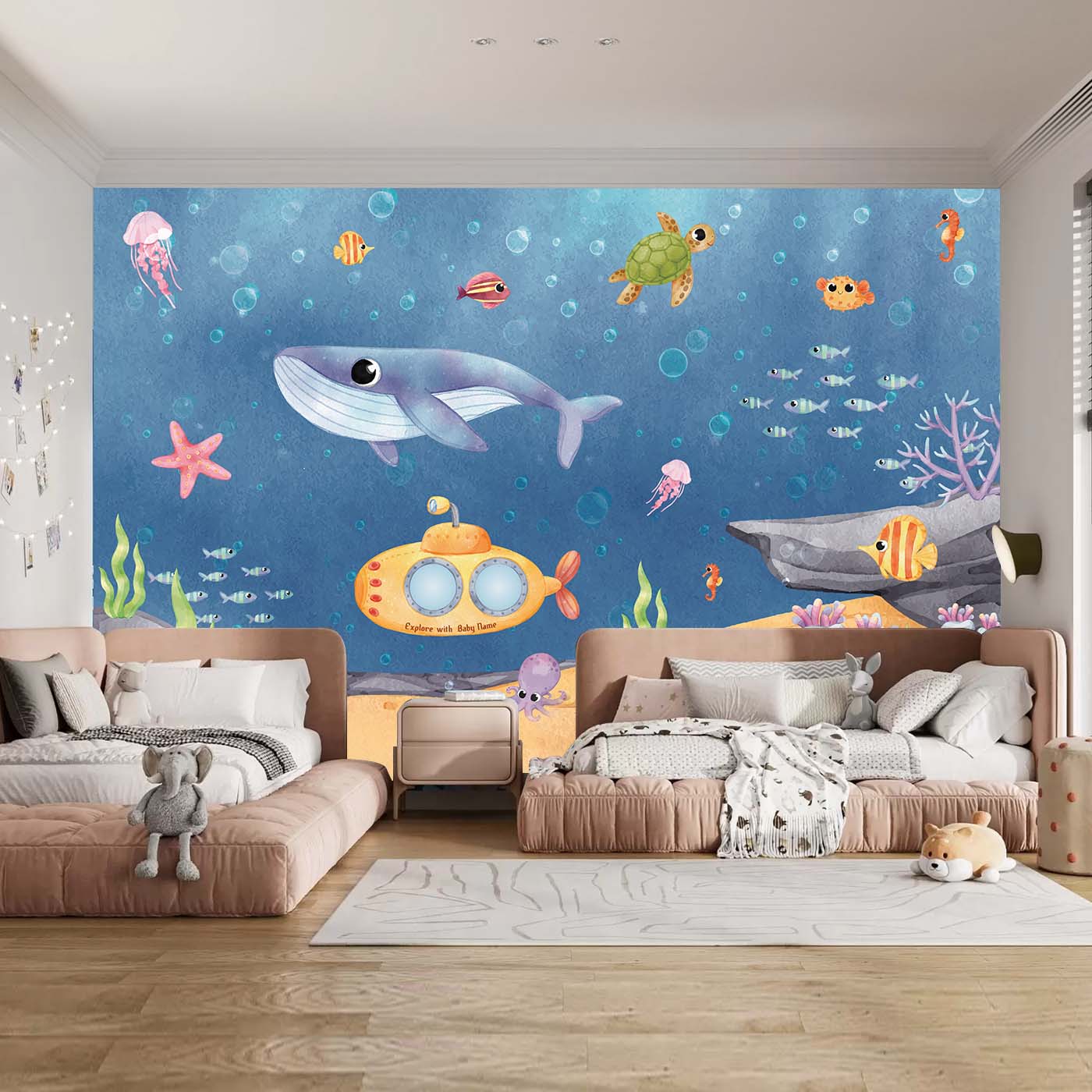 Enchanting Under the Sea Kids Wallpaper