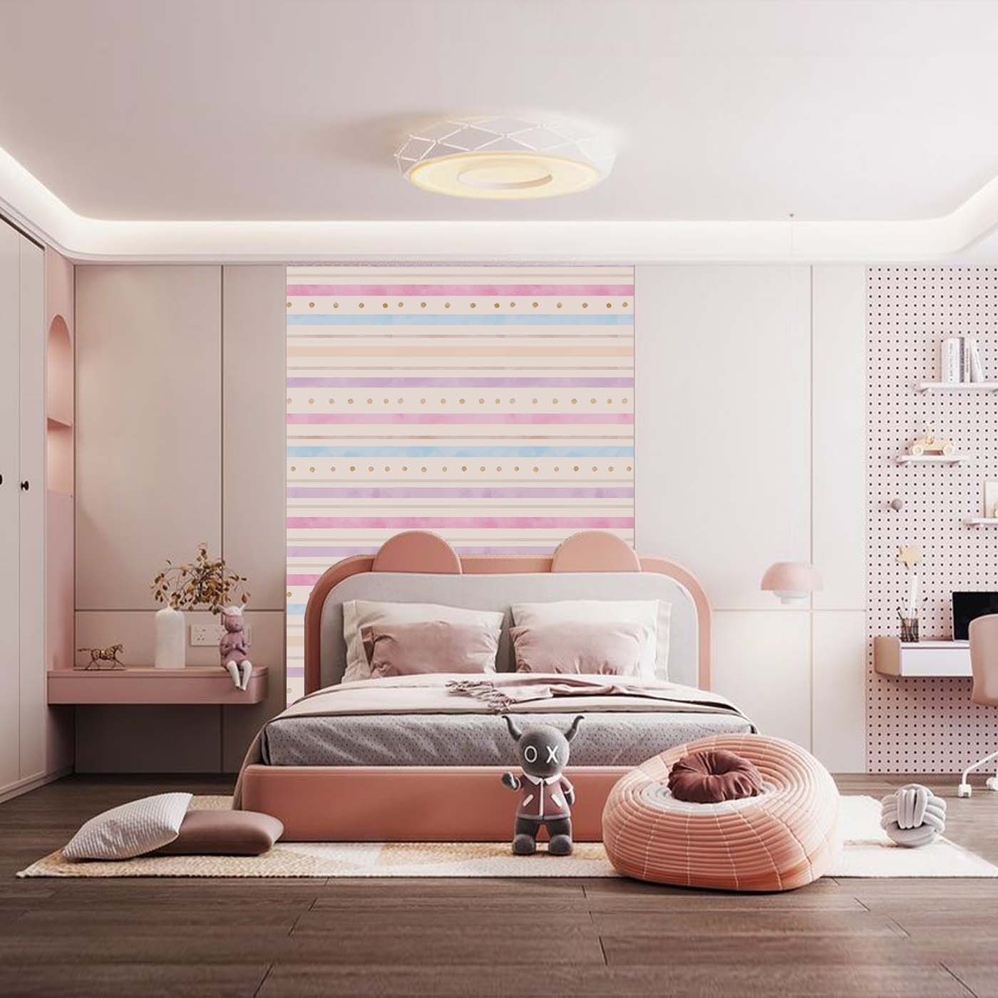 Girl Vibe Stripes Wallpaper